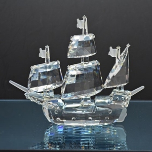 Swarovski Silver Crystal Santa Marie Sail Boat A7473NR000003