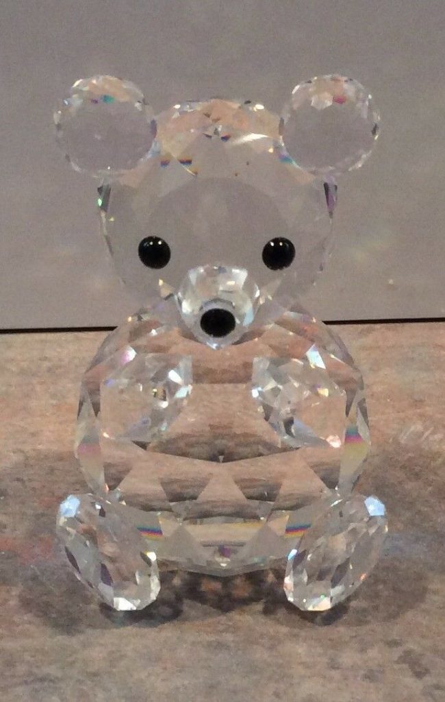 Swarovski Silver Crystal Bear A7637 NR 075000