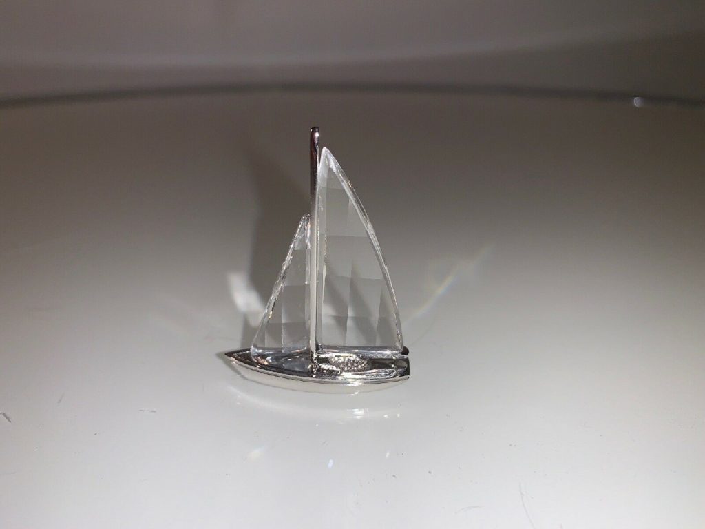 Swarovski Silver Crystal Sail Boat A9460 NR000141