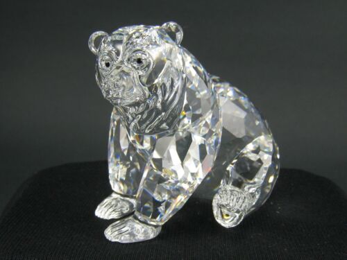 Swarovski Silver Crystal Grizzly Bear A7637 NR000006